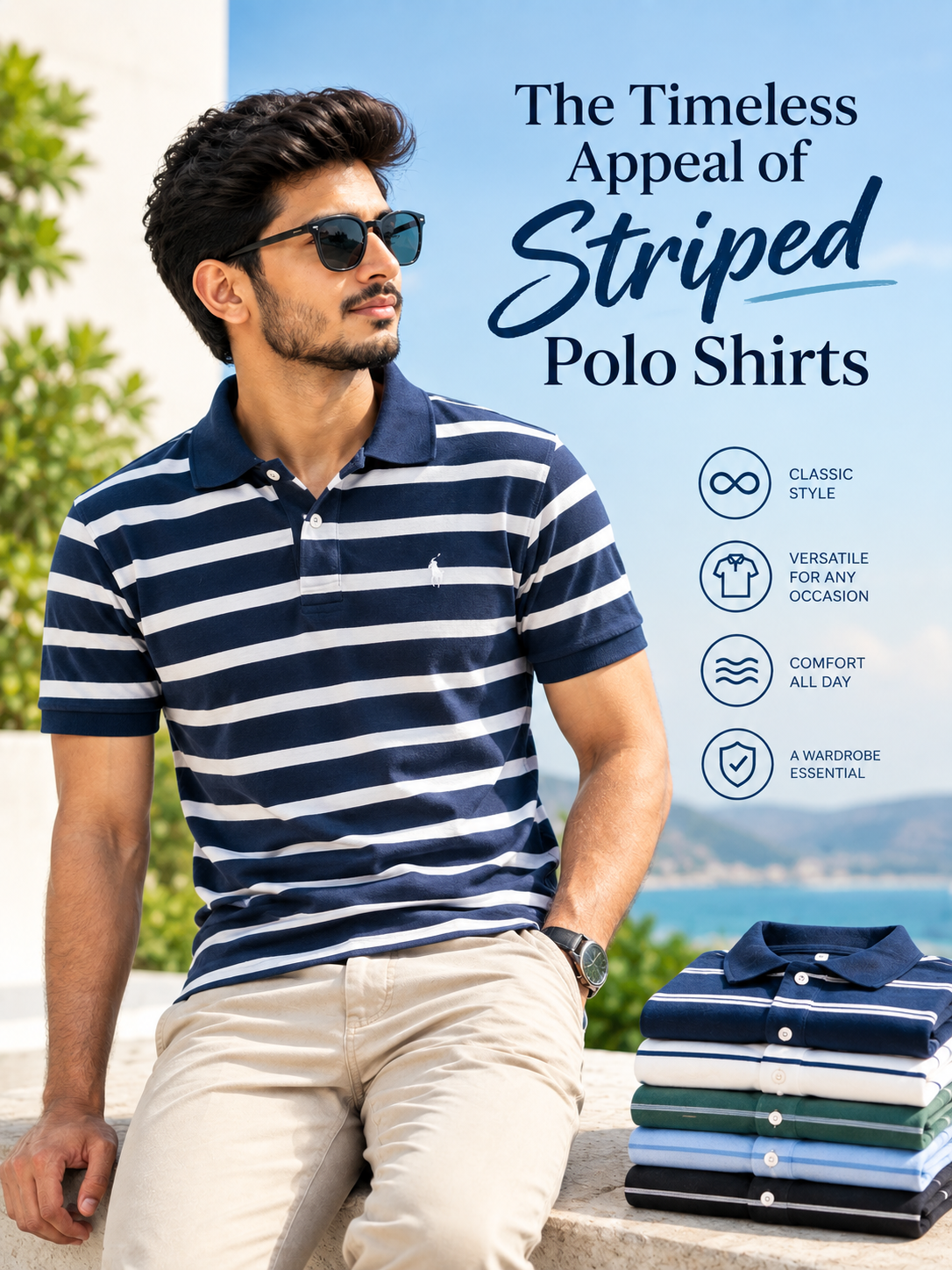 The Timeless Appeal of Striped Polo Shirts